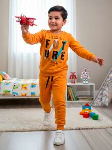 Set Of 5 Baby Boy Fleece Sets - 5 Jackets + 5 Pants - 彩色 - 查看 5