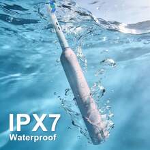 Orinatola 电动牙刷，配有 2 个刷头，USB-C 充电，IPX7 级防水，3 种模式，含旅行盒，可在淋浴时使用，600mAh 电池，送给妻子和家人的礼物，粉色 - 粉色 - 查看 8