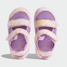 Adidas Kids WATER SANDAL CT Hook And Loop Closed-Toe Casual Sandals - Pink and Purple - View 4