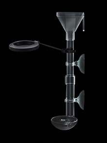 Acrylic Aquarium Fish Feeder Transparent Tube Telescopic Multifunctional Fish Tank Food Dispenser With Feeding Ring - Aquarium Accessories Mounting - View 12