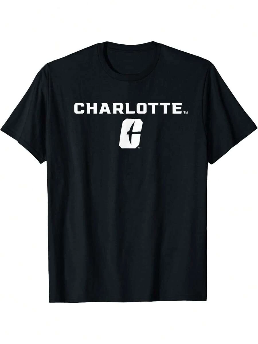 North Carolina Charlotte 49ers Arch Over T-Shirt Small - Đen 3 - Xem 1
