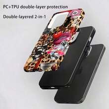 Western Leopard Phone Case, Cherries Skull Horseshoe Vinyl Treaty Oak Revival With Country Rock Vibes, Play Now Aesthetic Gift,  17 16 15 14 13 12 11 Pro Max Plus X, Galaxy S25 S24 S23 S22 S21 Ultra - 款式 6(1 件) - 查看 6