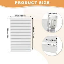 Zebra Blinds, Blackout Roller Blinds, Window Blinds, Balcony Door Blinds, Duo Roller Blinds, Double Blinds, No Drilling Required, Clip-On Roller Blinds - 1PC - 查看 17