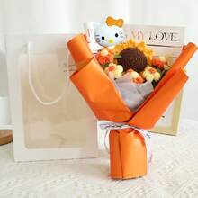 Bó hoa hướng dương, Bó hoa hướng dương hình hoạt hình dễ thương, Trang trí bàn làm việc Kawaii, Bó hoa trang trí nhà cửa và đám cưới, Thích hợp làm quà tặng Ngày của Mẹ, quà tốt nghiệp cho bạn thân, quà sinh nhật, quà tựu trường. - Nhiều màu - Xem 4
