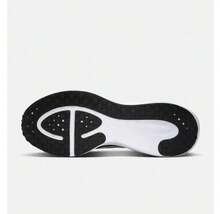 Nike 女士新款轻便透气网眼跑步鞋 - 黑與白 - 查看 9