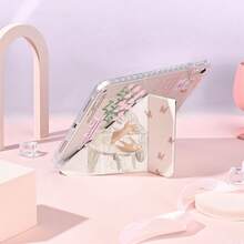 1个带笔槽的多角度磁吸支架保护套，支持自动休眠/唤醒功能，可爱平板电脑保护套，兼容Pro/Air/三星Galaxy A9/S9/S7/S10+/小米Pad/5/6/7 - 彩色 - 查看 10