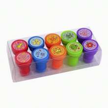 10/30pcs Random Cartoon Stamp Set, Anime Pattern, Birthday Party Gift - A - View 5