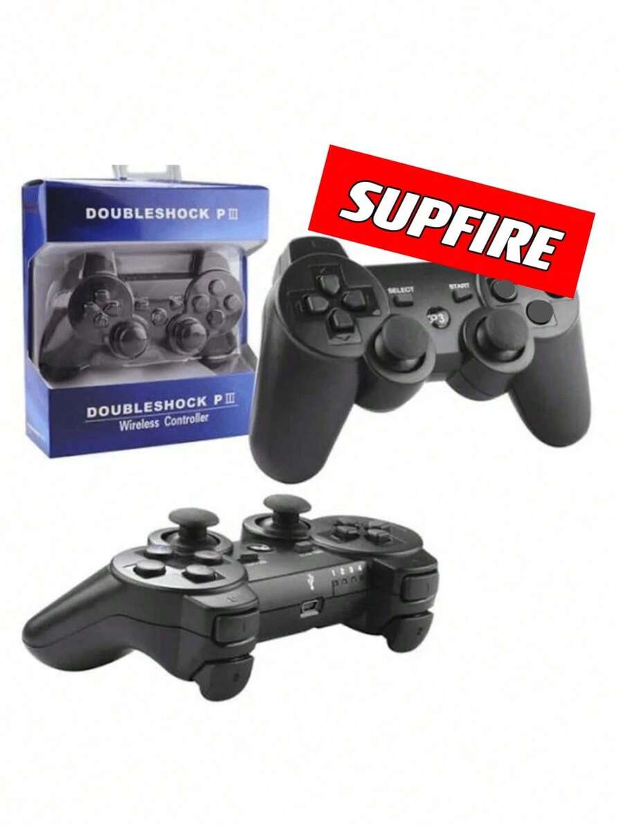 Wireless Controller For PS3  Doubleshock - Black - View 1