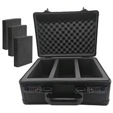 Large Size Graded Card Storage Case Trading Card Protection Box For BGS PSA TGC - Negro - Ver 2