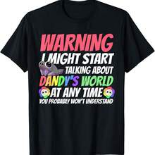 Dandy's World Characters Funny Dandys World Unisex T-Shirt - Black - View 1