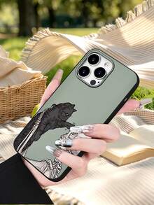 1pc Black Cat & Skeleton Gothic Phone Case Printing Fashion Phone Case Phone Case Compatible With IPhone12/12PR0/IPhone12PROMAX/IPhone13/14/IPhone13PROIPhone13PROMAX/IPhone14PRO/IPhone14PROMAX/IPhone14PLUS - Nhiều màu - Xem 6