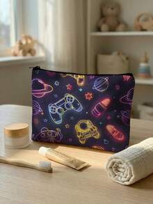 Bộ 1/2 chiếc, Ba lô thể thao dây rút in hình máy chơi game, Túi tập gym dây rút, Túi đựng đồ dung tích lớn, nhẹ, Thích hợp cho tập thể dục, du lịch, bơi lội, bãi biển, tập gym, phụ kiện thể dục di động - Nhiều màu - Xem 15