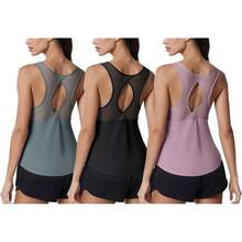 ¡Recomendado3PCS Playeras Blusas Deportivas Mujer sin Mangas, Transpirable Tank Top Mujer Ejercicio, Camiseta Ropa Yoga Gym¡Top de Temporada - XXL - Ver 2