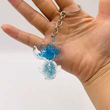 Large Goldfish Keychain, 3D Acrylic Luminous Small Fish Keyring, Student Backpack Pendant, Creative Gift - Multicolor - View 17