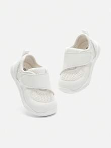 Balabala 1 Pair Breathable Mesh Lace-Up Lightweight Support Sports Shoes, Summer Style For Boys And Girls - Original White - View 4