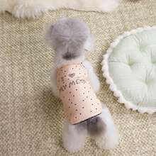 Colete respirável floral para animais de estimação, novo design, roupa de desenho animado para gatos, roupa para cães pequenos, colete refrescante para primavera/verão. - Verde - Ver 14