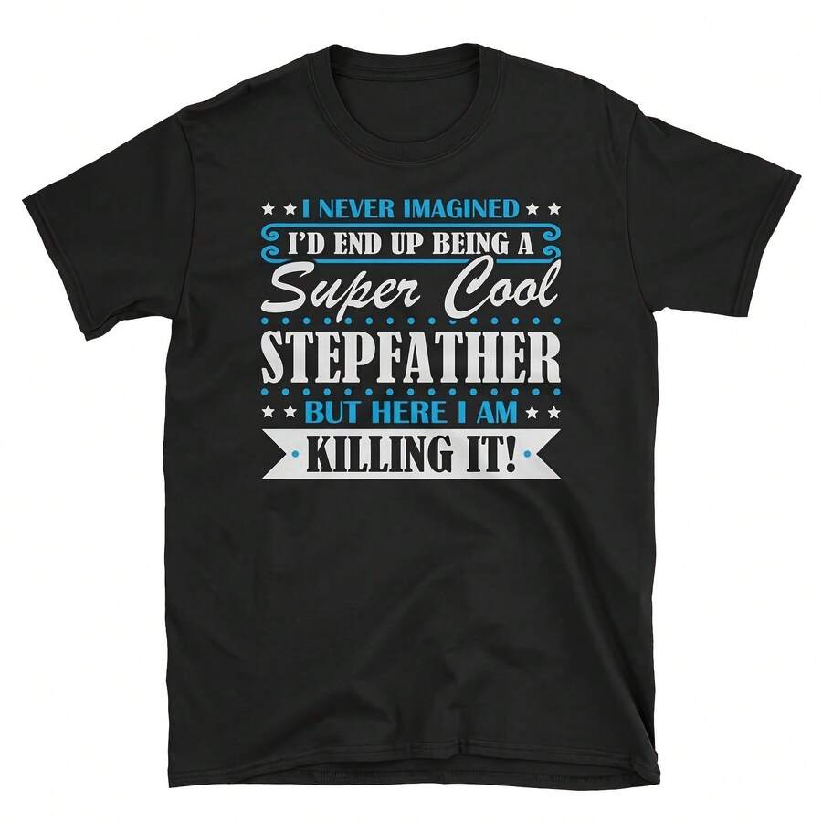 Camiseta de padrastro, regalos para padrastro, padrastro genial, regalos para padrastro, camiseta de padrastro, regalo divertido para padrastro - Negro 2 - Ver 1