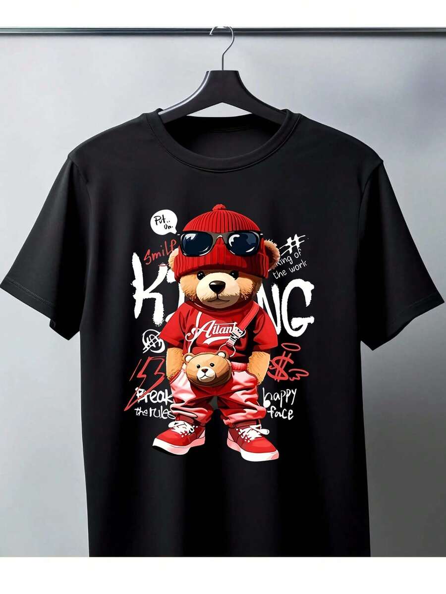 Men Outdoor Tees & Tanks - Black - View 1