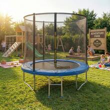 Devoko Fitness Trampolines - Blue - View 3