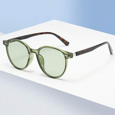 1 pieza Gafas de moda con montura de ojo de gato retro y estilo minimalista, accesorio casual unisex