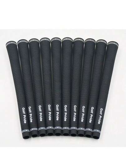 1pc,Golf Comfort Grip, Black Rubber Cross Pattern Grip, Golf Accessories