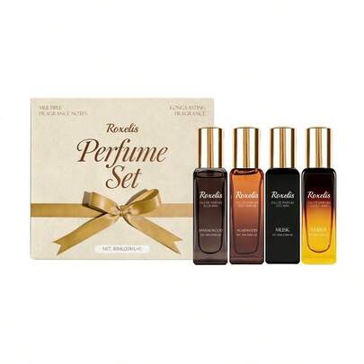 ロクセリス 高級調香のフレグランスギフトセット 様々な香りが自然で清々しく、香りが長持ちしエレガントな魅力。手首や首に最適