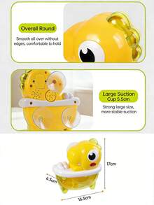 Juguetes de baño para bebés, máquina de burbujas con forma de pato y dinosaurio con luz y música, adecuado para el baño de bebés e infantes, juguetes interactivos para el agua - Dragón Burbuja - Ver 12