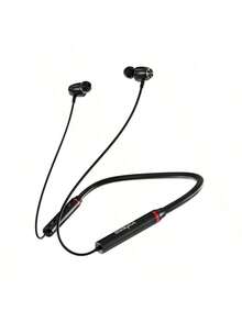 Lenovo HE05X Bluetooth Headphones, Magnetic Wireless Headset With High-Quality Audio, Low Latency, Waterproof Design For Sports, Running, Cycling, Calls And Music - Black - View 12