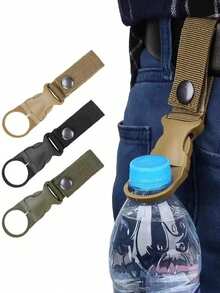 1pc Outdoor Water Bottle Clip Hook, Portable Mineral Water Bottle With Carabiner, Multi-Function Small Water Bottle With Backpack Quick Hanging Hook - Multicolor - View 2