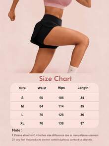 2-In-1 Loose Running Shorts With Inner Tights | High-Waisted Stretchy Shorts For Women | Perfect For Spring Outfits, Summer Vacations & City Walks | Must-Have Black Pants Alternative - 灰色 - 查看 10