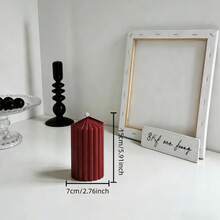 1 cây nến thơm hình bánh răng màu đỏ tía, đường kính 2,76 inch, nến sáp đậu nành không khói, thích hợp trang trí nhà cửa, tiệc tùng, trang trí bàn, quà tặng ngày lễ, bữa tối, tiệc chiêu đãi/liên hoan, thư giãn/thiền định, tạo ánh sáng dịu nhẹ, tạo không khí lãng mạn, trang trí đám cưới, quà cưới, trang trí ngày lễ, quà mùa đông, quà tặng cho nữ - 1PC - Xem 12
