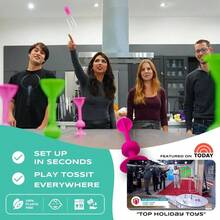 Suction Cup Darts, Toss Game Family And Party, Silicone Throwing Game Backyard, Indoor And Outdoor Fun, Limited Expansion Pack, Milky - Initial - View 6