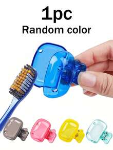 Portable Travel Soap Dish And Toothbrush Holder Set - Durable Plastic, Travel Cup Storage Box, Acrylic Folding Water Cup, Lightweight Luxury Soap Box, Sealed Lid Drainage Mini Soap Storage Box, Oval Shape, Essential For Camping, Gym And Bathroom Accessories, Suitable For Travel, Vacation, Returning To School, Business Trip, Dormitory, Camping. - 彩色 - 查看 13