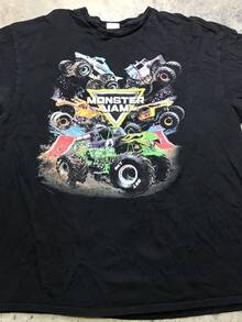 Monster Jam Truck World Tour   Black T-Shirt - 黑色 - 查看 1