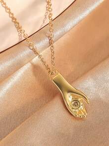 New Arrival High-End Women Copper Elegant Pendant Necklace, Suitable For Daily Wear - A - View 2