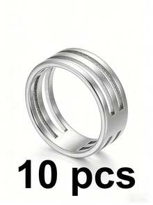 1/5/10/20/50/100个开口圈钳工具，用于闭合开口圈，珠宝制作开口圈开启器，DIY珠宝制作用品 - 銀色 - 查看 14