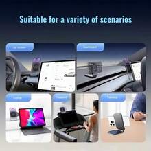 Ultra-Thin Magnetic Phone Holder, Designed Specifically For In-Car Navigation, Foldable Shock-Resistant Magnetic Multifunctional Car Holder. An Essential Gift Item. - Magnetic Bracket - View 8