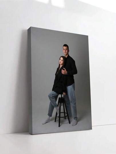 1pc Customized Photo Canvas Print, Customized Poster, With Or Without Frame, Wedding Decor, Mother's Day Gift, Birthday Gift, Art Photo, Pet, Wedding Photo, Business Logo, Animal Image, Landscape, Wall Art, Exquisite Decoration, Fashion Minimalist, Modern Style, Customized, Personalized, Unique, Suitable For Graduation, Mother's Day, Father's Day, Birthday, Wedding, Party, Anniversary, Valentine's Day, Graduation Ceremony, Ideal Gift For Him/Her, Room Decor, Home Decor, Wedding Supplies, Art Wall