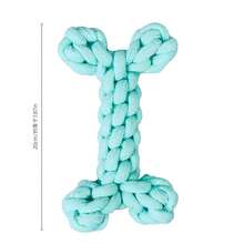 1件粉色和蓝色棉绳咀嚼玩具，情人节宠物用品 - 淺粉色 - 查看 12