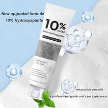 Nano-Hydroxyapatite Toothpaste, New Upgraded Formula, Strengthens Enamel,Fluoride-Free Toothpaste, Gentle on Sensitive Teeth 4.23oz 2pc - 1 pieza - Ver 3