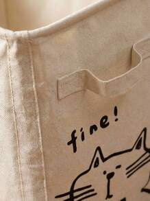 Joivida Under-Desk Rolling Storage Cart - Multifunctional Storage Basket,Essential For Mobile Office Organization,With Cute Cat Pattern - Under-The-Table Organizer With Wheels, Plastic Office Supplies Basket For Home And Work Space,School Supplies,Back To School - Multicolor - View 5