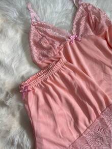 Women Sexy Lingerie - Coral Pink - View 2