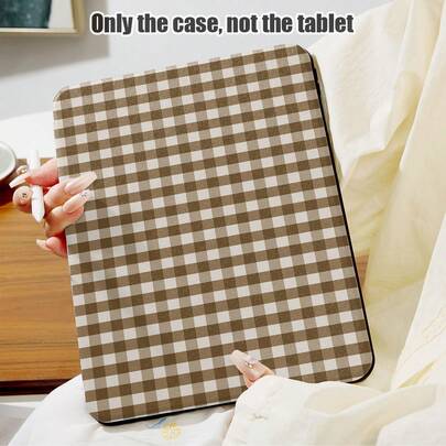 1 件装 PU 皮革保护套，带支架、笔槽、格子图案、720 度旋转支架、自动休眠/唤醒功能，兼容荣耀平板 8/9/10、荣耀 GT 11.5 英寸/X7/X8A/X9/X8Pro/X9Pro/V9/V8 Pro、MatePad 11 英寸 2023/2022 款/MatePad 11.5 (2026)、苹果第十代/11 2025 (A16)、三星 Galaxy Tab A9 Plus/A11/A11 Plus/S11 等。