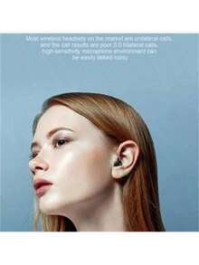 高端真无线耳机 - 高保真音质，入耳式设计，内置可充电电池，TWS 无线耳机，小巧便携，迷你入耳式无线耳机带充电盒，2026 年节日礼物推荐，新款 A6s TWS 防水入耳式 Hi-Fi 立体声无线耳机 - 彩色 - 查看 9