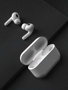 无线耳机，具备深度主动降噪功能，兼容安卓和iOS系统，高保真音质，强劲低音，超长续航，运动耳机 - 白色 - 查看 4