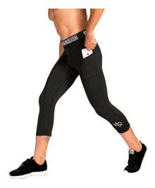 TendenciaLicra Deportiva Pesquero 3/4 Con 2 Bolsas Vanquish V Q    RwCalidad premium - Negro - Ver 7