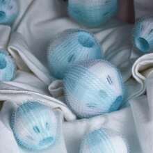 1/6pcs Reusable Washing Machine Lint Remover Balls, No Electricity Needed, Can Remove Lint, Hair, Bedding, Bathroom And Cleaning Supplies - Multicolor-6pcs - View 2