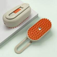 4-In-1 Pet Cat Dog Steam Brush For Massage, Cleaning, Shedding And Combing, Effective Fur Removal, One-Key Grooming, Anti-Static, USB Rechargeable, Pet Grooming Massage Comb, Water Spray Pet Massage Brush - Multicolor - View 14