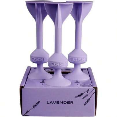 Suction Cup Darts, Toss Game Family And Party, Silicone Throwing Game Backyard, Indoor And Outdoor Fun, Limited Expansion Pack, Lavender