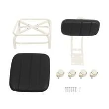 Modern Backrest Stool With Wheels, 4 Rolling Swivel Stools With Back Support For Adults - Adjustable Seat Stool, Soft PU Cushioned Stool For Home Office Kitchen, Gray Black Blue Options (440lb Capacity) - Black - View 10